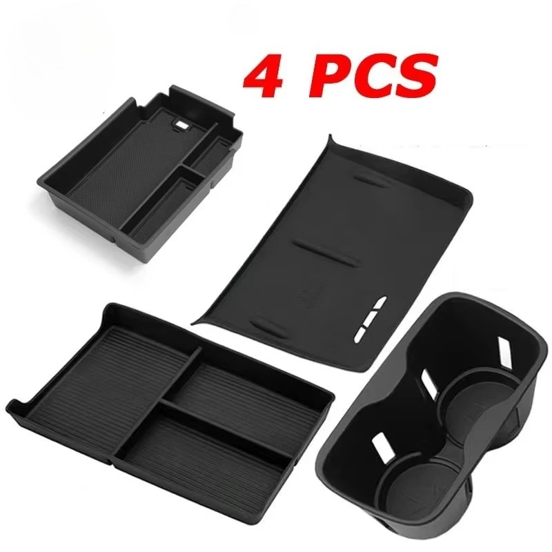 

Для BYD Sealion 7 Sea lion 07 2026 2025 ящик для хранения мелочей с центральным управлением, держатель для чашки, ящик для хранения на заднем экране, аксессуары