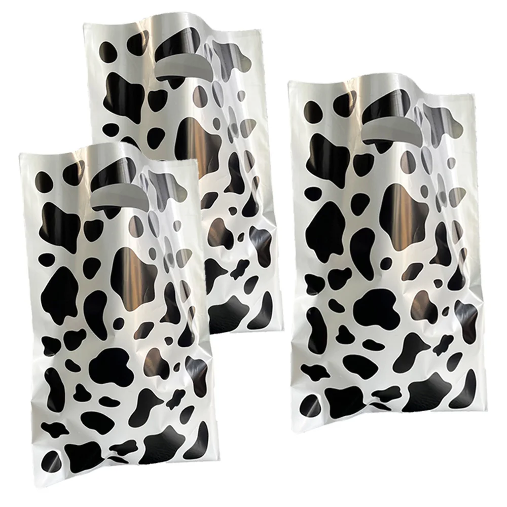

40Pcs Cow Print Party Favors PlasticsBag Treat Candy Bags Goodie Bags Animal Gift Bags Birthday Kids Cow Print Themed