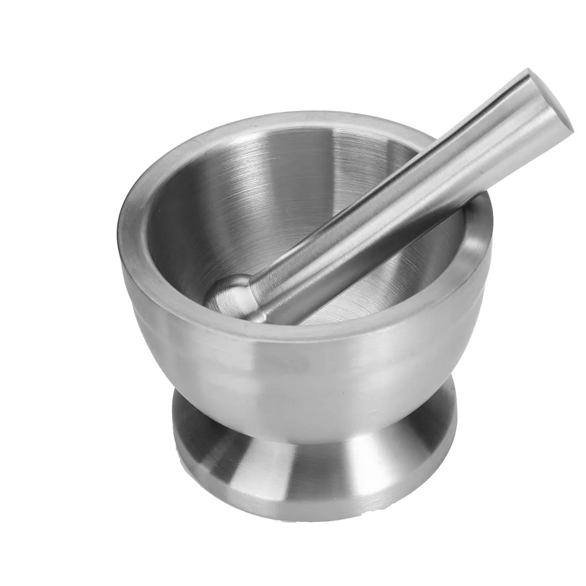 

Stainless Steel Grinding Set Mortar Pestle Garlic Herbs Coffee Crusher Spice Pill Mixing Grinding Crusher Bowl Kitchen Tools