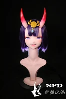 nfd29crossdresser doll customize full head with lock femalegirl japanese anime cartoon character kig cosplay kigurumi mask