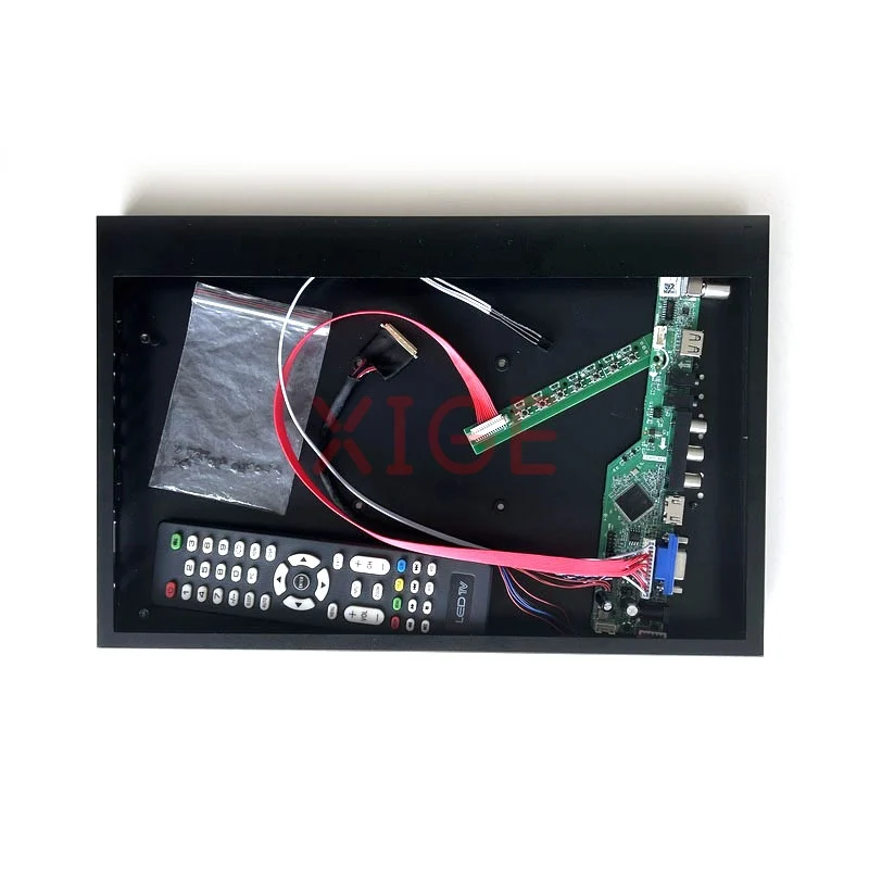 

Controller Board+Metal Shell Fit LTN140AT20/LTN140AT21 DIY Kit Monitor Analog TV Signal 14" VGA+HDMI+AV+USB 1366*768 40 Pin LVDS