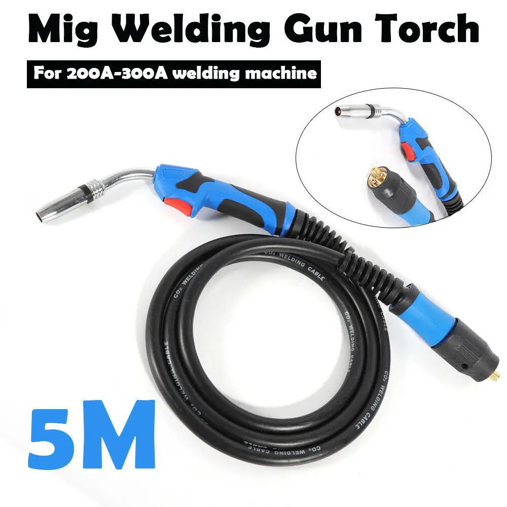 

5/3 Meter Schutzgas Schlauchpaket Schweißbrenner Brenner MB-24KD MIG/MAG Torch