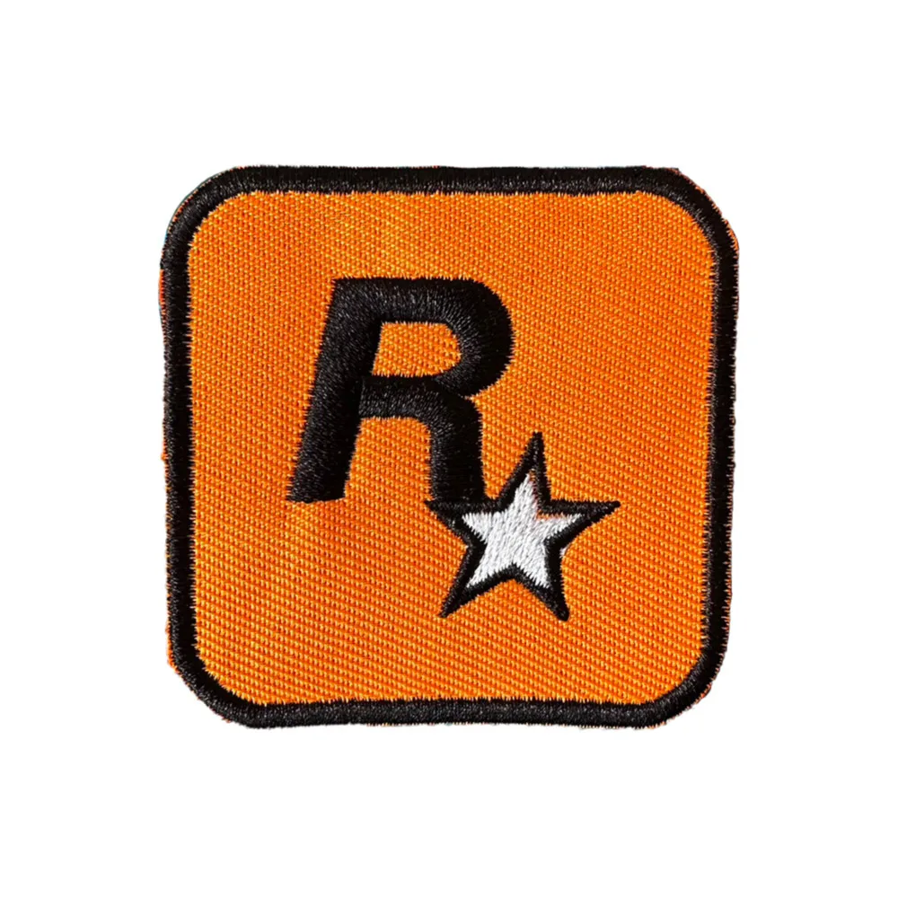 

R Star Embroidery Patch for Clothing Letter R Cloth Sticker Tactical Patches Badge on Backpack Hook Loop Armband Military Emblem
