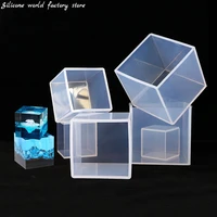 silicone world cube resin mold crystal epoxy silicone mold diy jewelry pendant storage tray mold square specimen ornament