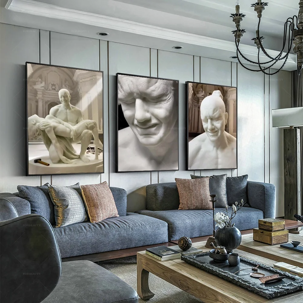 

Масляные картины Forbeauty «от боли в потере любимого человека», Картина на холсте с распылителем для коридора, настенное искусство