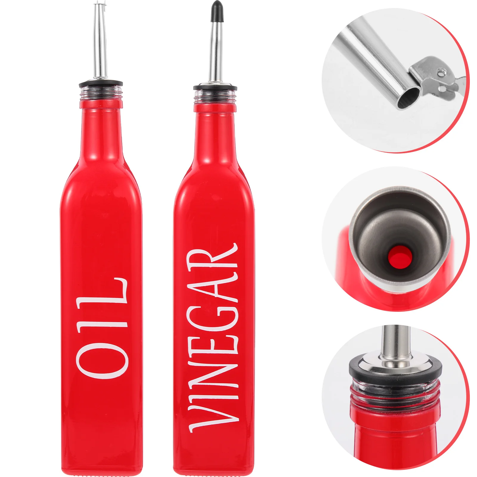 

Oil Dispenser Bottle Vinegar Kitchen Olivesyrupsauce Seasoning Container Cooking Soy Bottles Dressing Salad Pourer Condiment