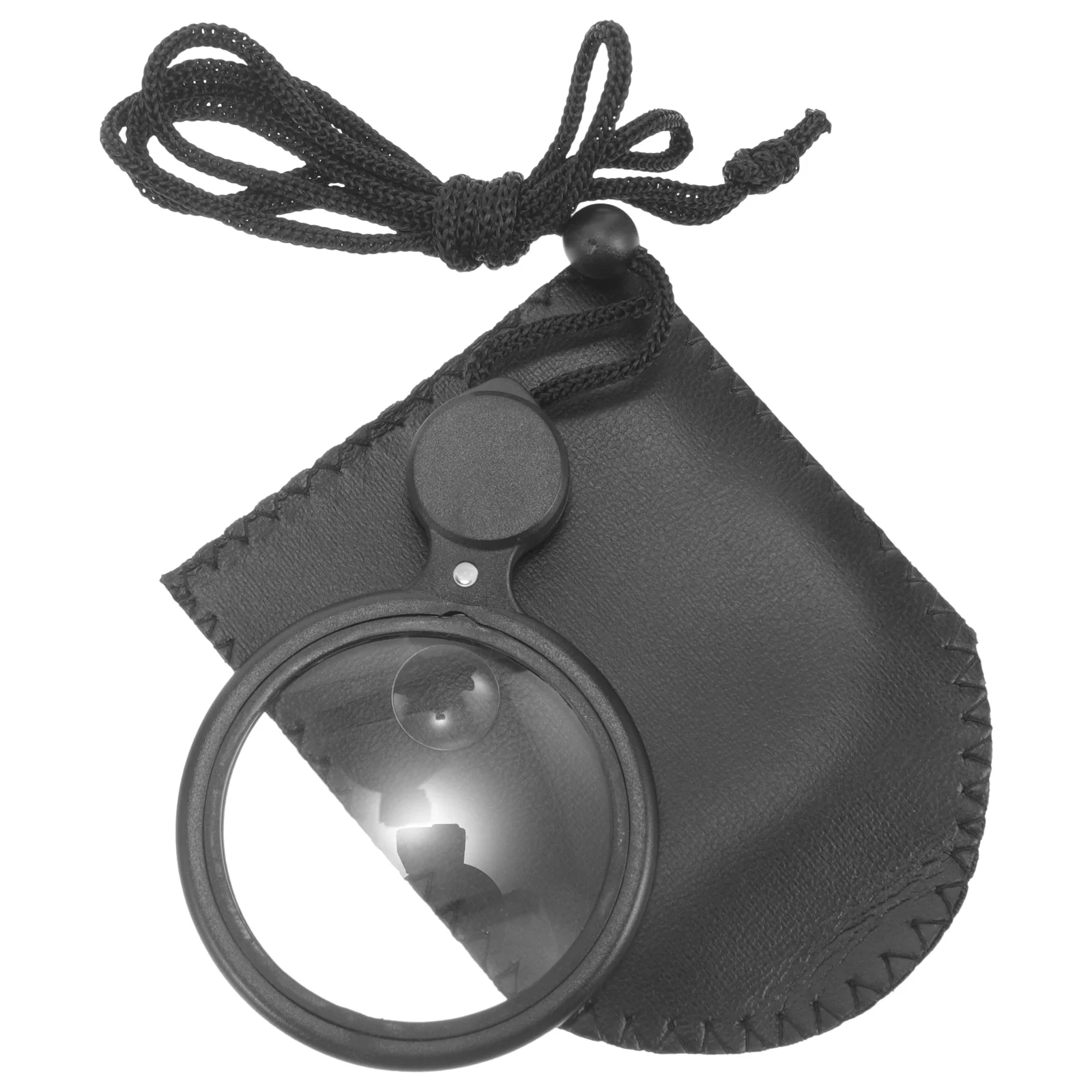 

Lights Portable Magnifying Glass Work Lanyards Cross Stitch Magnifier Abs Reading