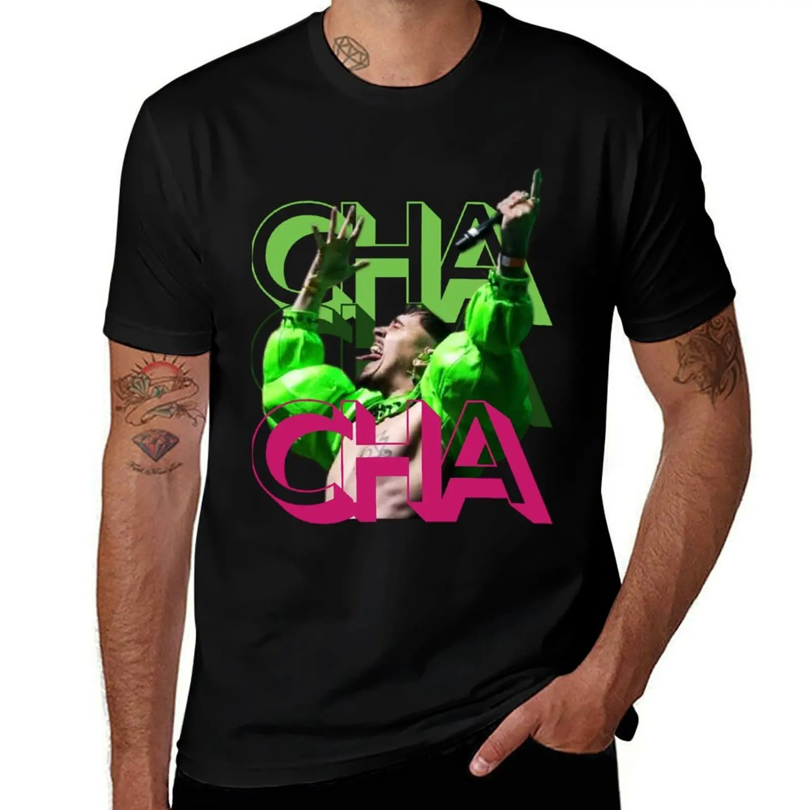 Фото Футболка Cha Cha Cha_Kaarija, мужская футболка с принтом. №1