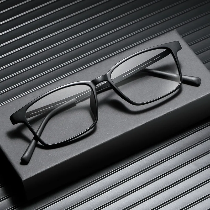 

Retro Sunglasses Men Women Changing Anti-Blue Light Multifunctional Eyeglasses Square Frame Metal Leg Sun Glasses Protect Eyes