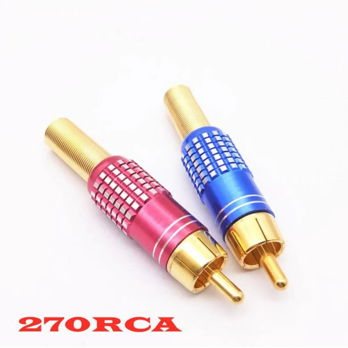 

100 шт. Высококачественные золотые штекеры RCA паяльные Аудио Видео Разъемы Адаптера