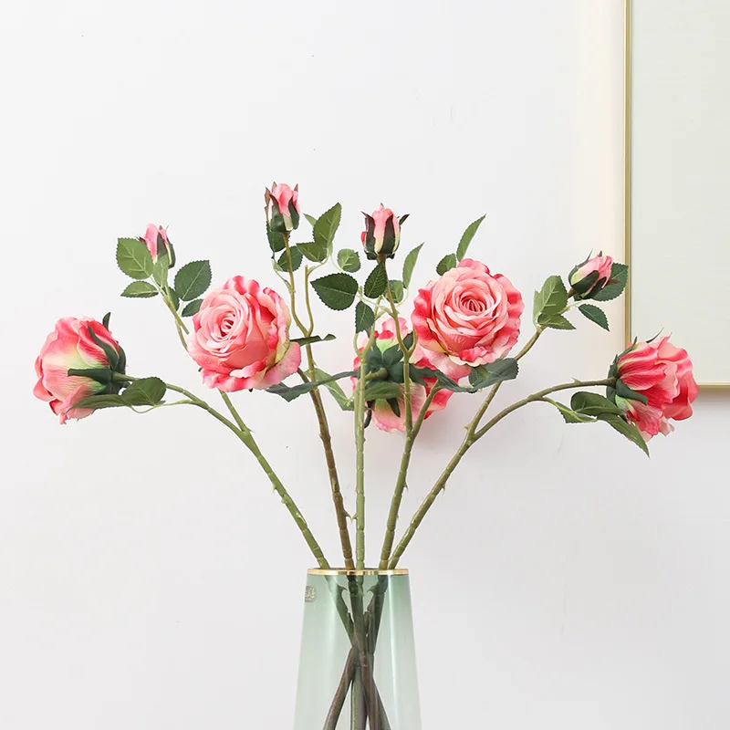 

Silk Artificial Flowers Rose Christmas Decoration Bonsai Valentines Day Home Decor Wedding Valentine's Decorations Festive Party