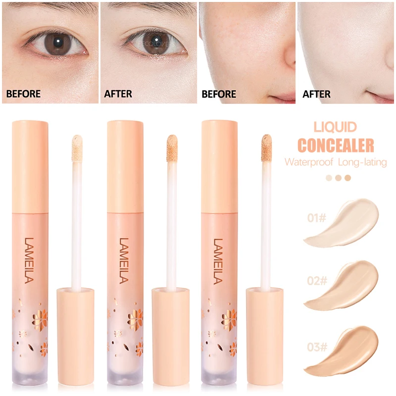 

3 Color Face Liquid Foundation BB Cream Oil-control Concealer Brighten Whitening Long Lasting Waterproof Face Makeup Cosmetic