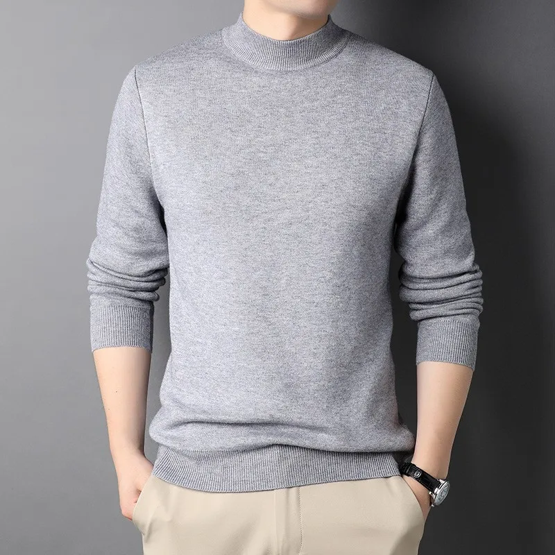 

Brand Sweater Men Casual O-Neck Pullovers Spring Autumn Slim Fit Long Sleeve Knitted Sweater Pull Homme 4XL Y708