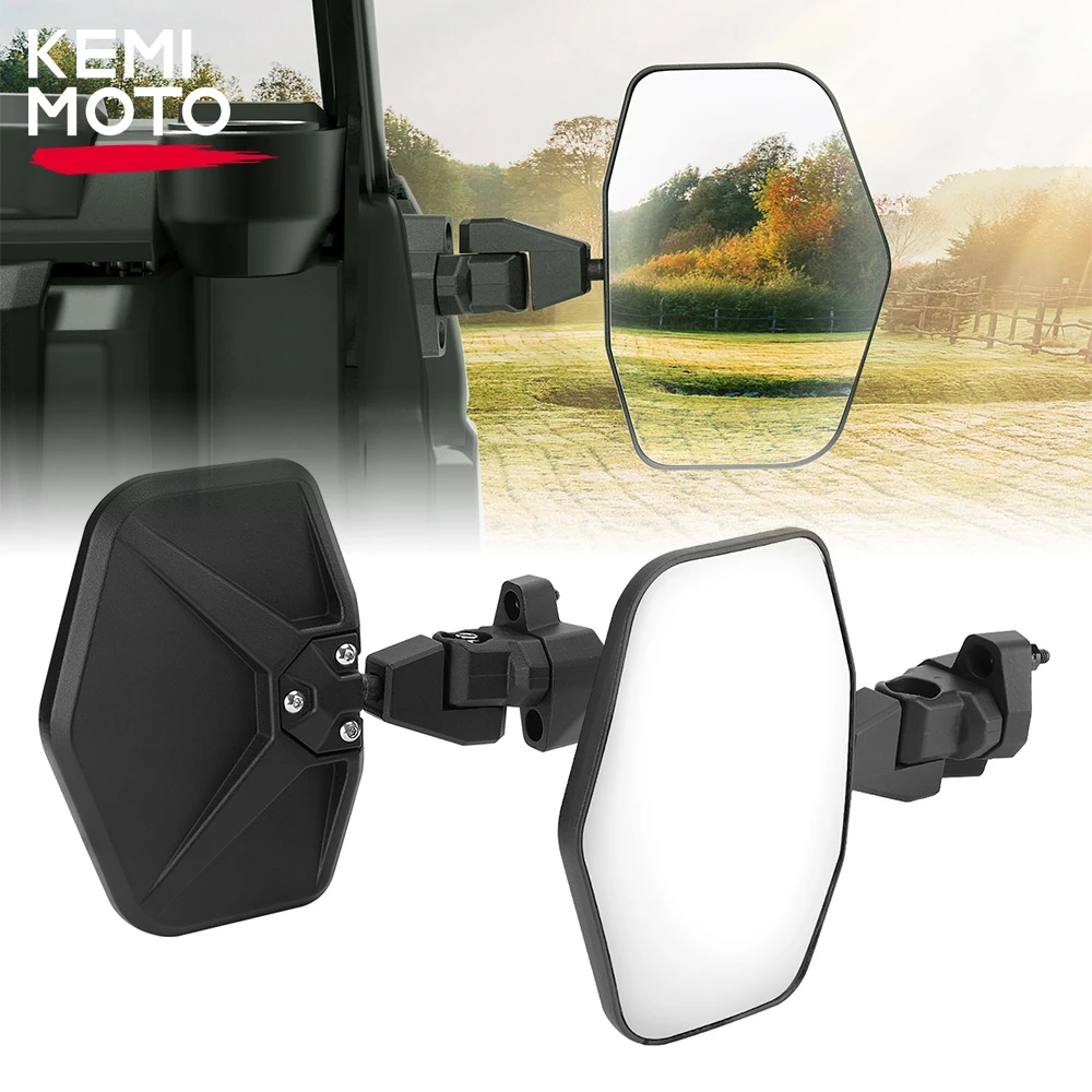 

Алюминиевые боковые зеркала заднего вида KEMIMOTO UTV #715002459 для Can-Am Defender Max HD5 HD8 HD9 HD10 2016-2022 рабочее с крышей