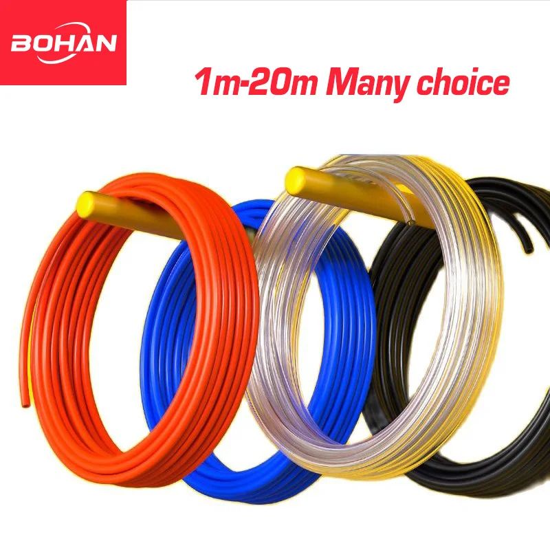 

1M/2M/5M/10M/20M Polyurethane Tubing Air Component Hose 4mm 6mm 8mm 10mm 12mm Pipe Line Hose Pneumatic Tube for Compressor