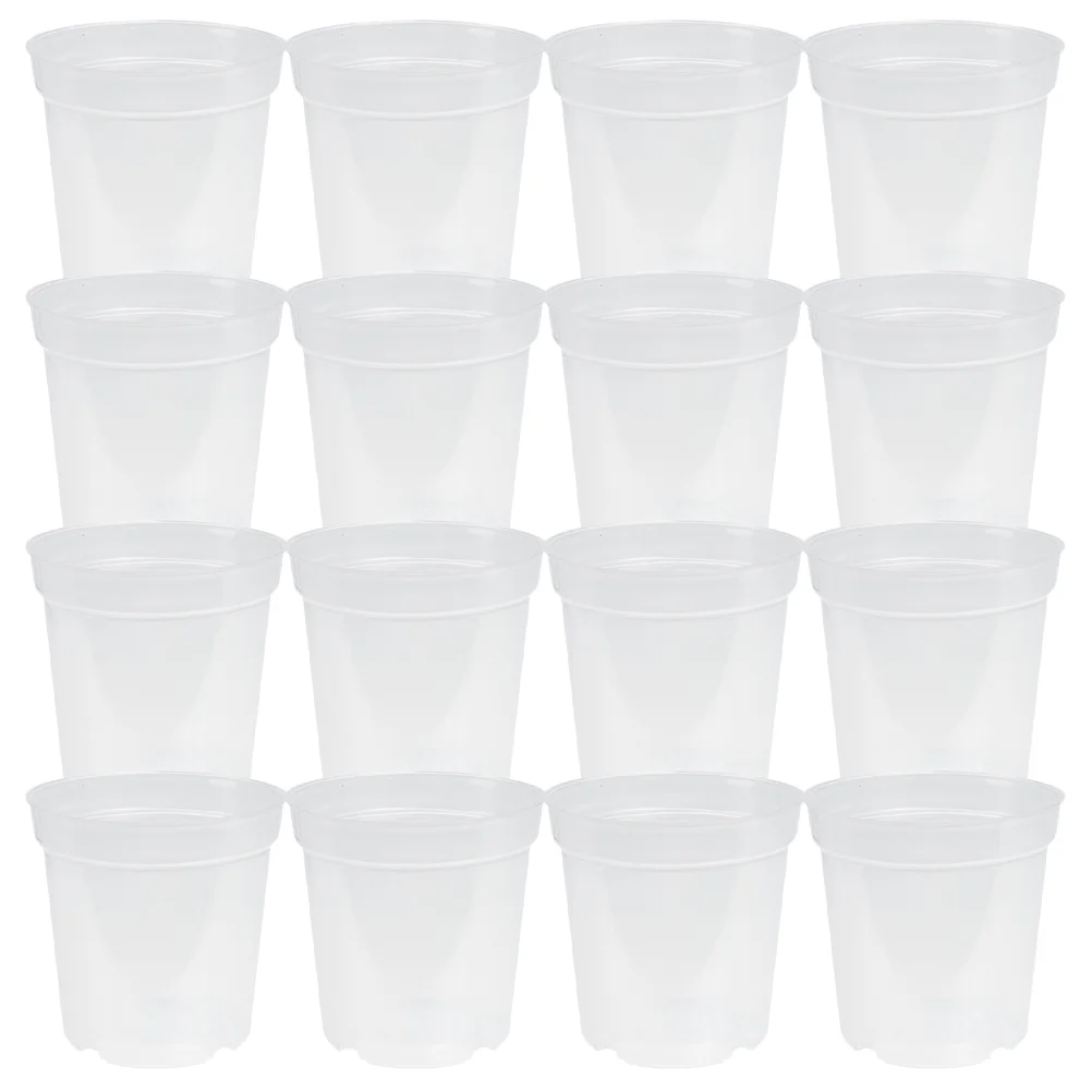 

30 Pcs Vegetable Container Flowerpot Planter Baskets for Plants Universal Clear Pots Supplies Gardening Large Plastic Nursery