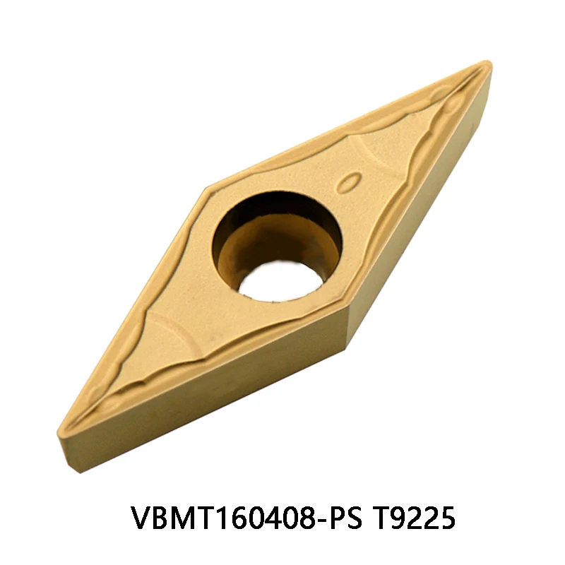 

10 шт./кор. оригинальный VBMT 160408 PS T9225 токарные станки резак с ЧПУ VBMT160408-PS VBMT160408 вставки карбида Поворотная лопасть резки