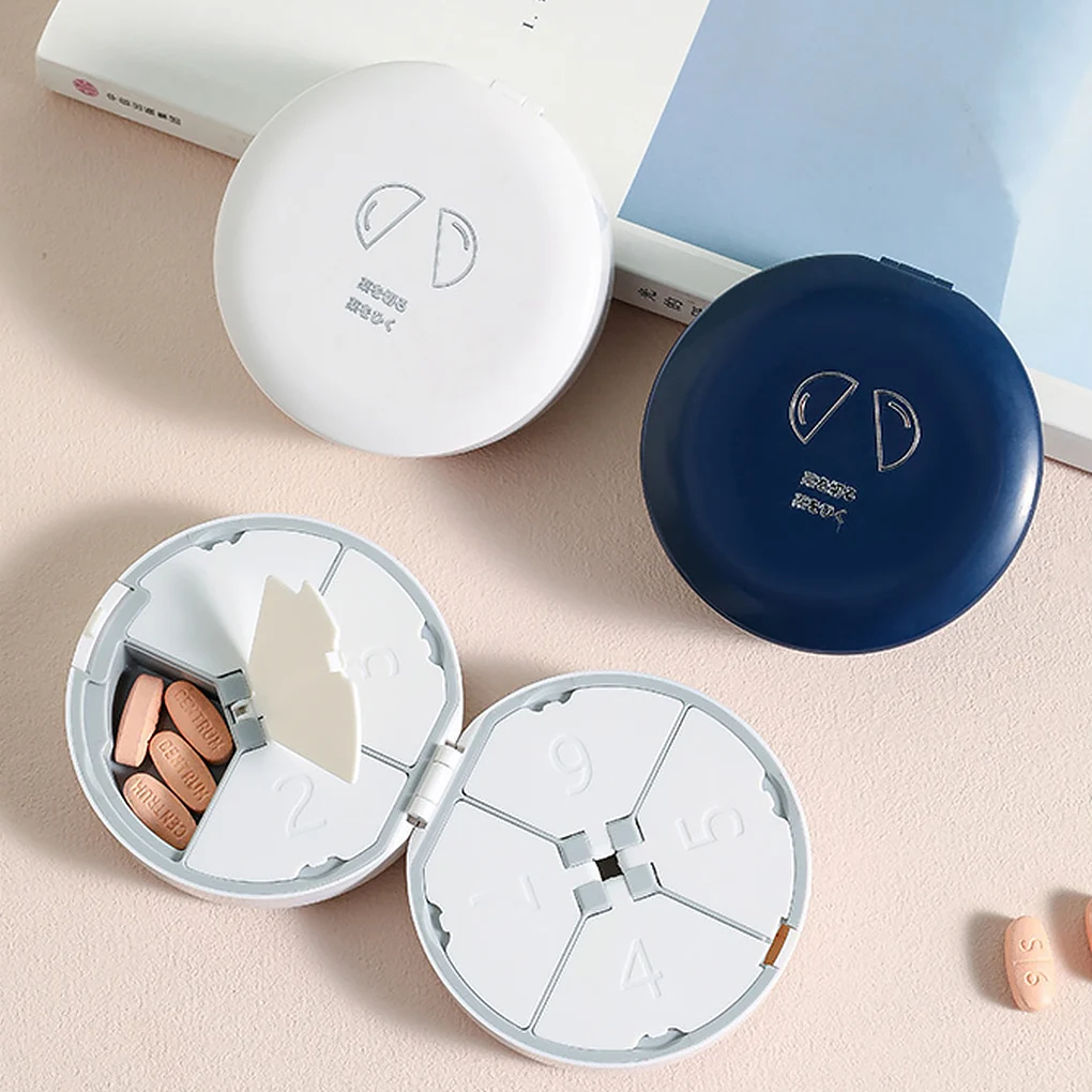 

Travel Pill Organizer Moisture Proof Pills Box for Pocket Purse Daily Pill Case Portable Medicine Vitamin Holder Container