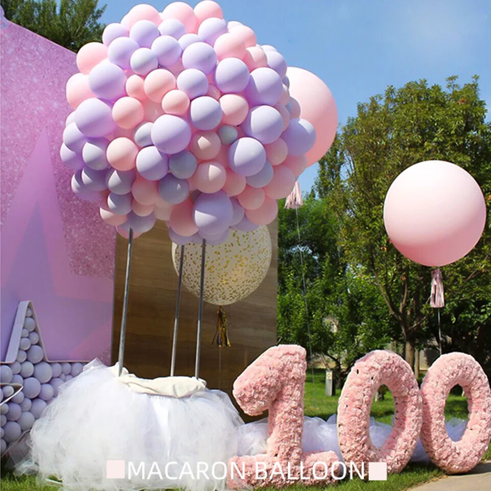 

12/18 Inch Pastel Latex Color Balloon Macaron Pink Blue White Balloon Wedding Birthday Party Baby Show Decoration Ball Wholesale