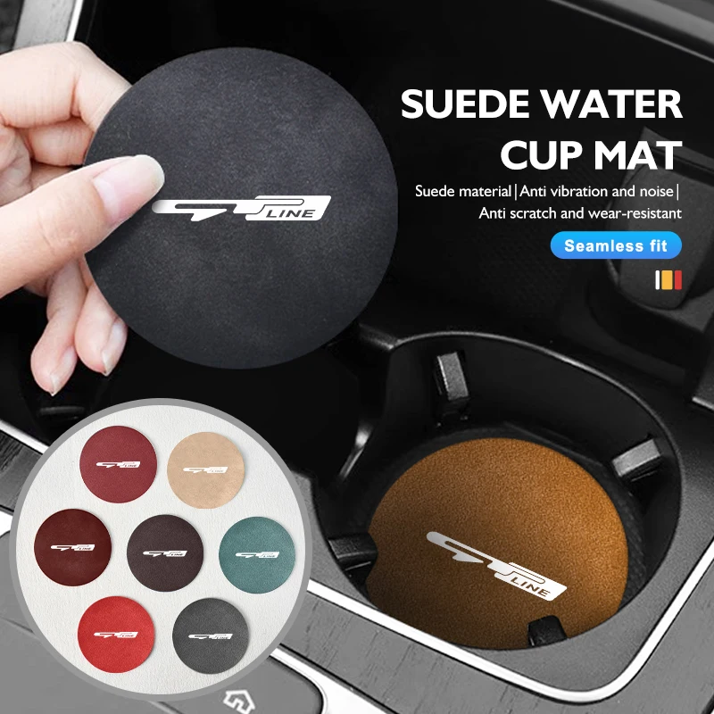 Автомобильный Противоскользящий коврик подставка для водяных чашек