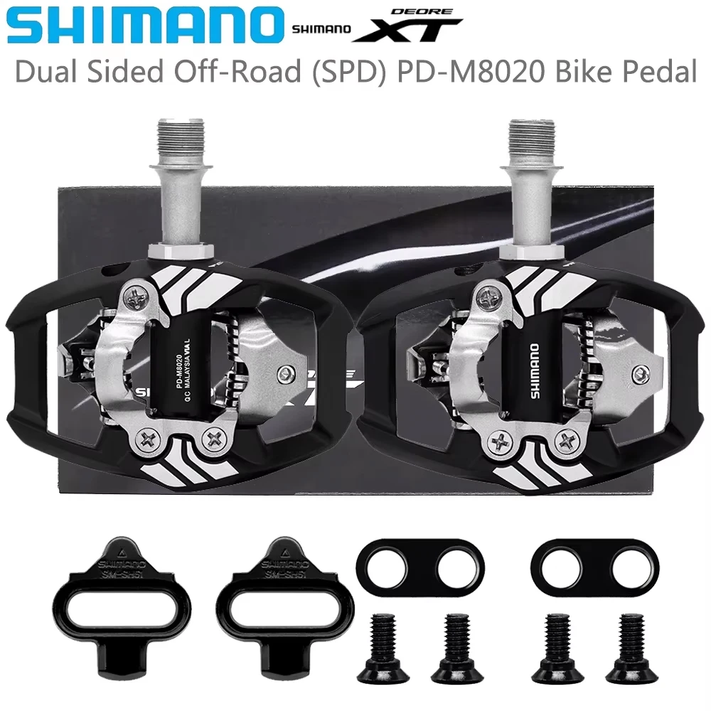SHIMANO DEORE XT PD-M8020 Самоблокирующаяся велосипедная педаль Racing Class двухсторонняя