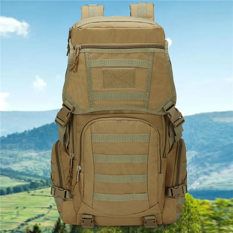 

Военный тактический рюкзак, рюкзак для кемпинга, пешего туризма, армейский рюкзак, водонепроницаемая сумка для активного отдыха, рыбалки, спорта, охоты, скалолазания