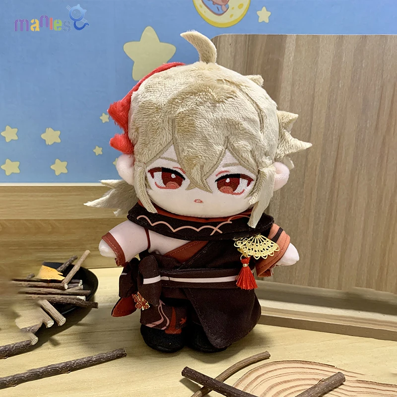 

Manles Game Genshin Impact Cosplay Kaedehara Kazuha Cute Dress Up Maid Outfit Plush Toy Doll and Cloth Christmas Gifts 20CM