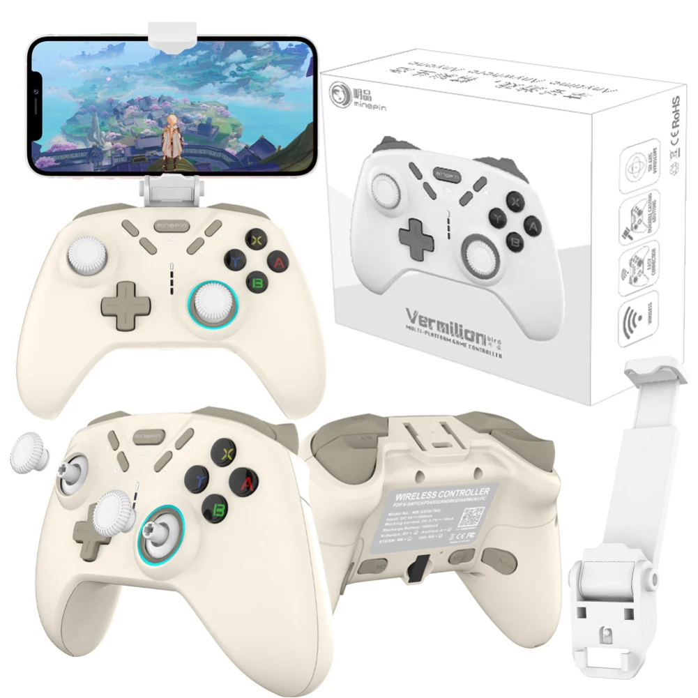 

S820 2.4G Wireless 5.0 Somatosensory Game Controller Joystick Joypad For NS Switch Android IOS PS3/4 PC Games Gamepads