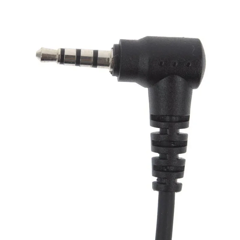 Гарнитура Walkie Talkie PTT Mic Air Acoustic Tube Динамик 3 5 мм 1-контактный микрофон для YAESU VERTEX VX-3R