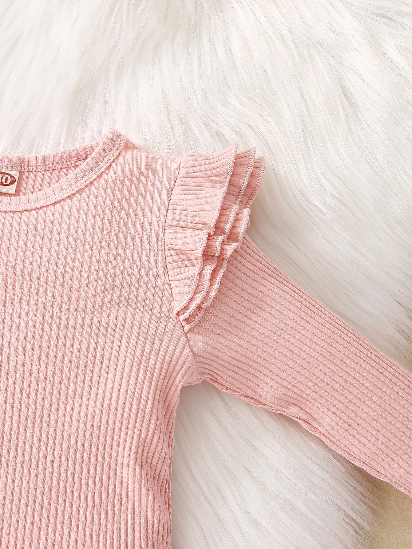 Повседневный комбинезон из чесаного хлопка для маленьких девочек с трехслойным