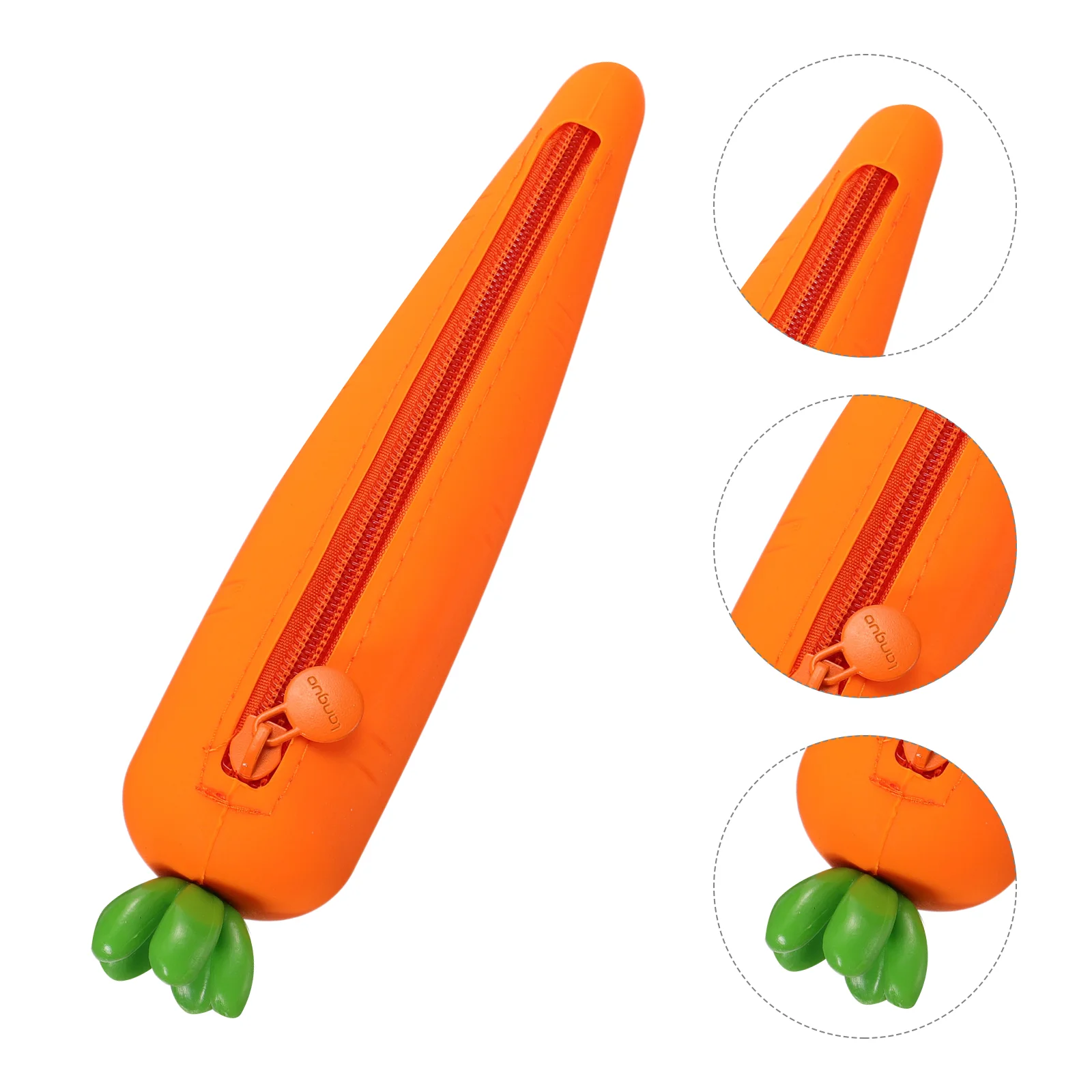 

Stationerypencil Case Pouch Carrot Kid Mini Marker Silicone Cartoon Zippertravel Children Student Cute Kids School Fashion