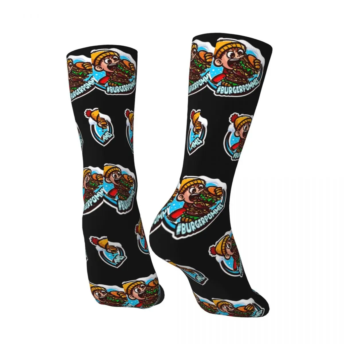 Burgerpommes LukasBS ICrimax носки с графическим рисунком зимние чулки забавные мужские