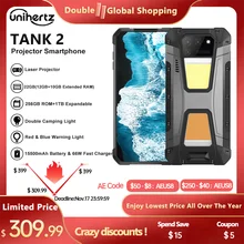 US MX AU EU Stock Unihertz 8849 Tank 2 Projector Rugged 22GB RAM 256GB ROM 108MP 64MP Super Night Vision G99 15500mAh