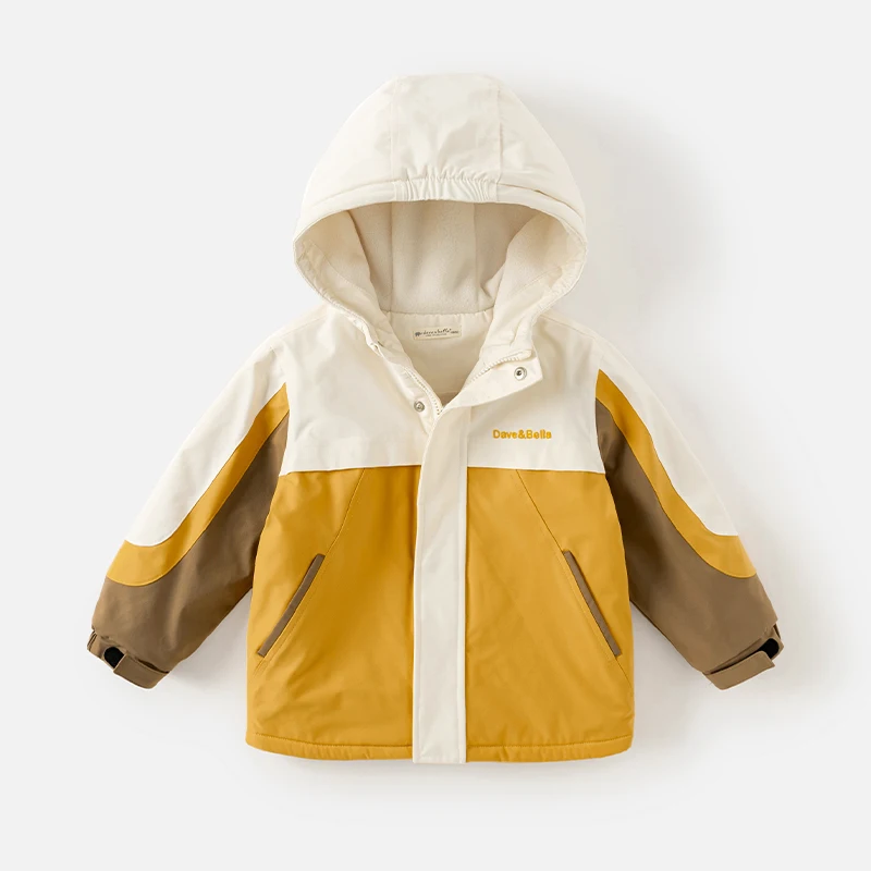 Ветровка детская демисезонная на молнии с капюшоном и карманами DB3241555