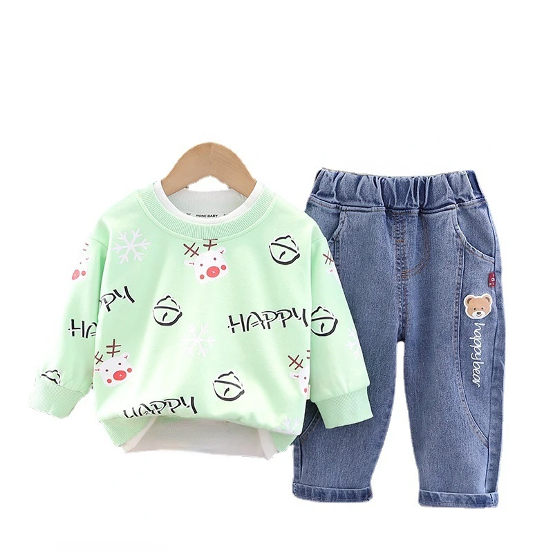 

New Spring Autumn Baby Girls Clothes Suit Children Boys Fashion T-Shirt Pants 2Pcs/Sets Toddler Casual Costume Kids Sportswear