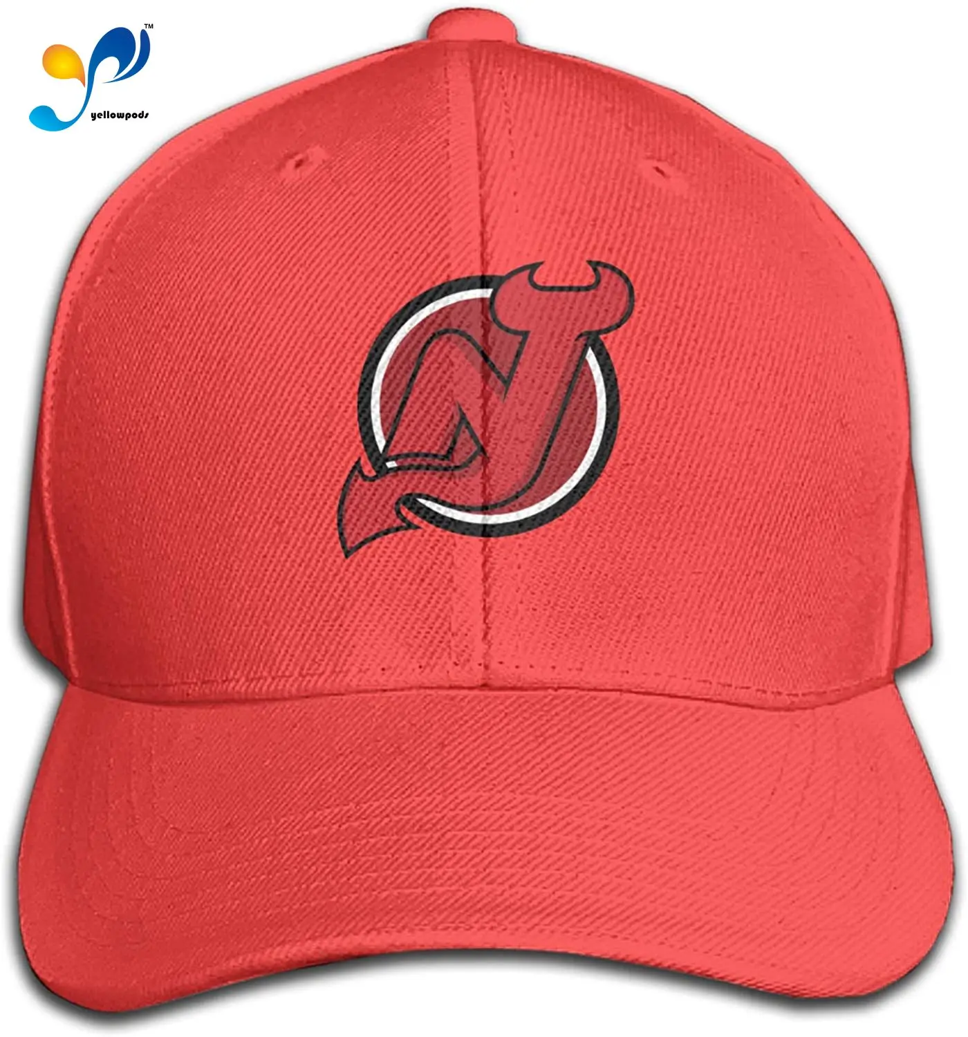 

Unisex Adjustable Personality Cap New Jersey Hockey Fans De-Vil Baseball Hat Dad Hat Casquette Hat