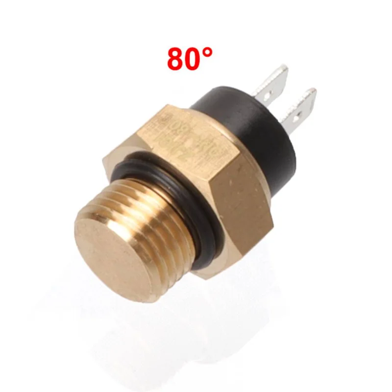 65/75/80 градусов мотоциклетный электрический радиатор, вентилятор охлаждающей жидкости, термостат для температуры воды, датчик температуры M16 для 200 250 400 450