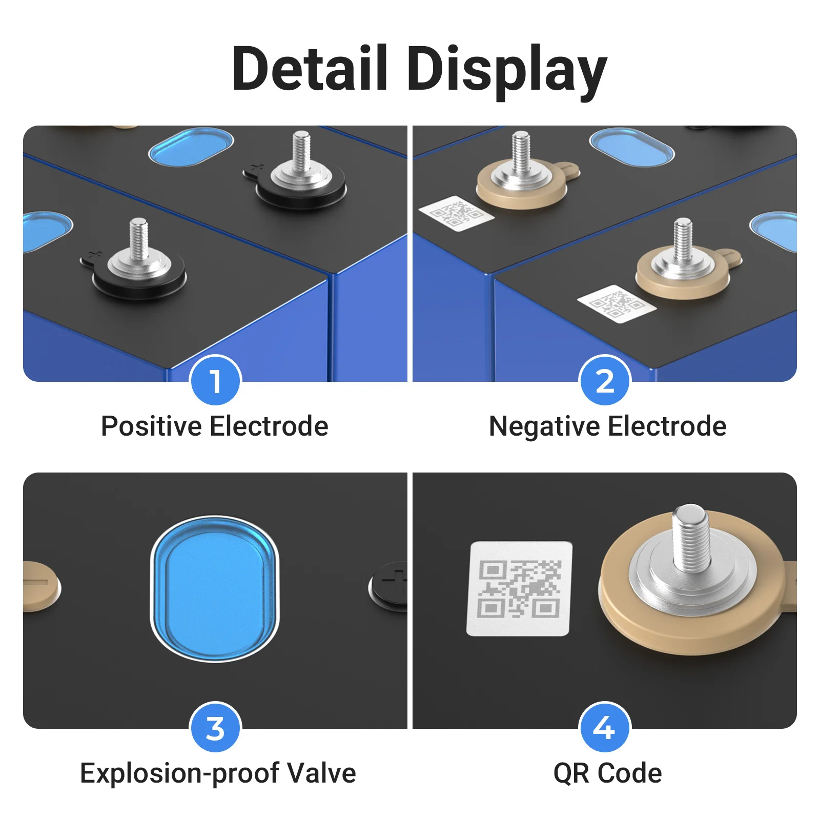 4 шт. аккумуляторные батареи 3 2 в а/ч 12 В 24 48