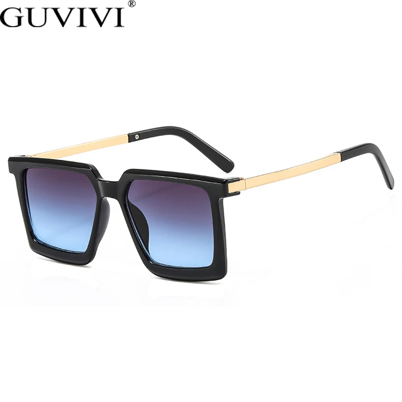 Винтажные Квадратные Солнцезащитные очки с мраморным рисунком модные оверсайз в