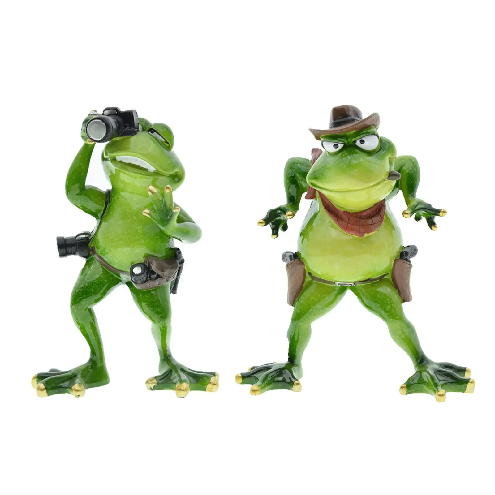 

Frogs Ornament Decor Frog Figurine Statue Crafts for Patio Shelves Party