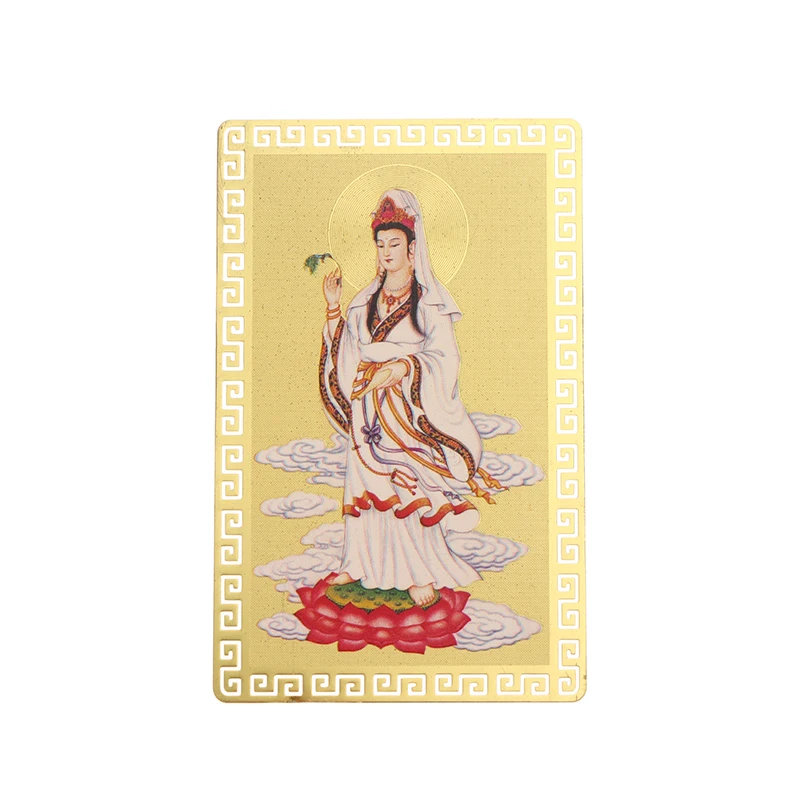 Статуэтка Магнитной Карты Наньу Гуаньинь Медная Литая Статуя Будды Дизайн