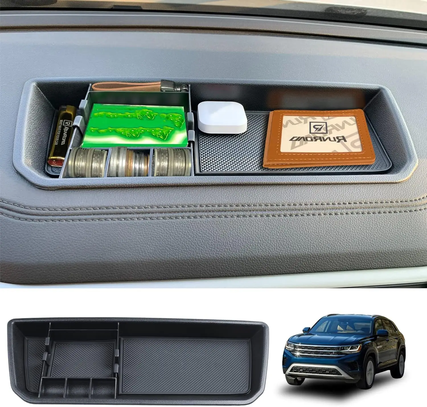 Органайзер для приборной панели интерьерный лоток совместимый с аксессуарами VW