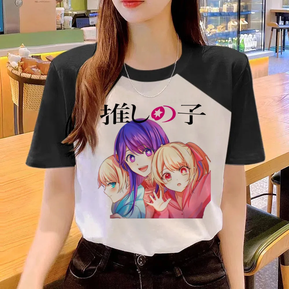 

Oshi No Ko Tee women graphic Japanese tshirt girl y2k comic graphic clothing