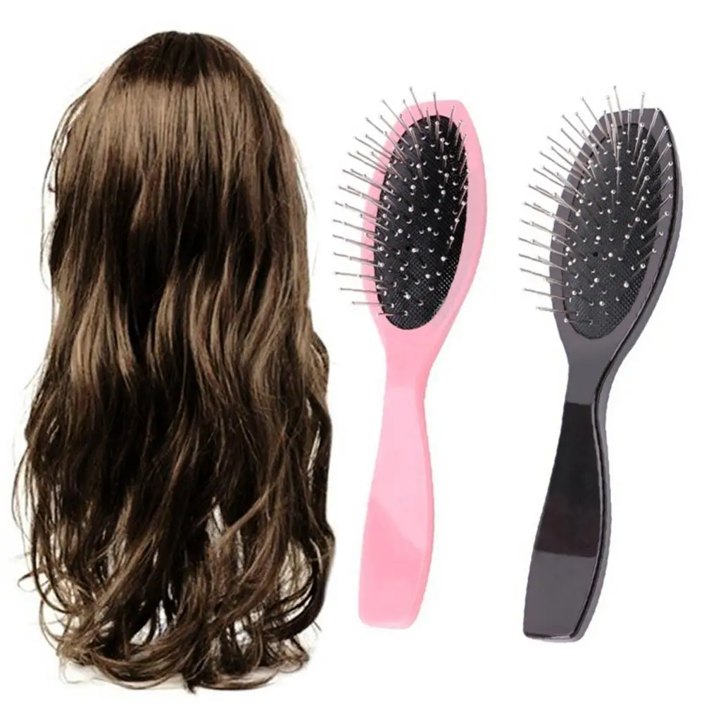 

Professional Anti Static Steel Comb Brush for Wig Hair Extensions Training Head