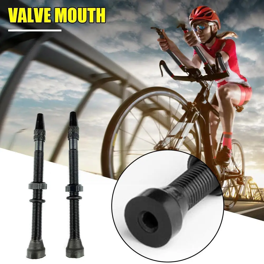 

1 Pair Deemount Mountain Bicycle Vacuum Air 40/60mm Core Tubeless Parts Tire Aluminum Bike Nozzle Cycling A H5b3