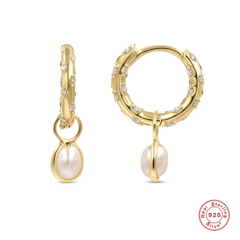 

Женские серьги-подвески с фианитами