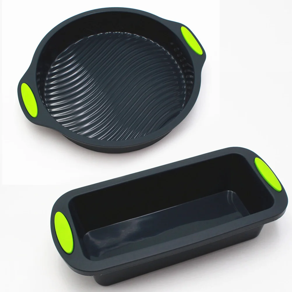 

2 в 1 набор, квадратная и круглая силиконовая форма для выпечки торта