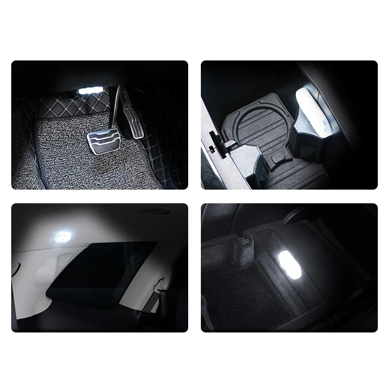 

Car Interior Dome Light Finger Touch Sensor Reading Lamp 5V LED Car Styling Night Light Mini USB Charge Car door Light