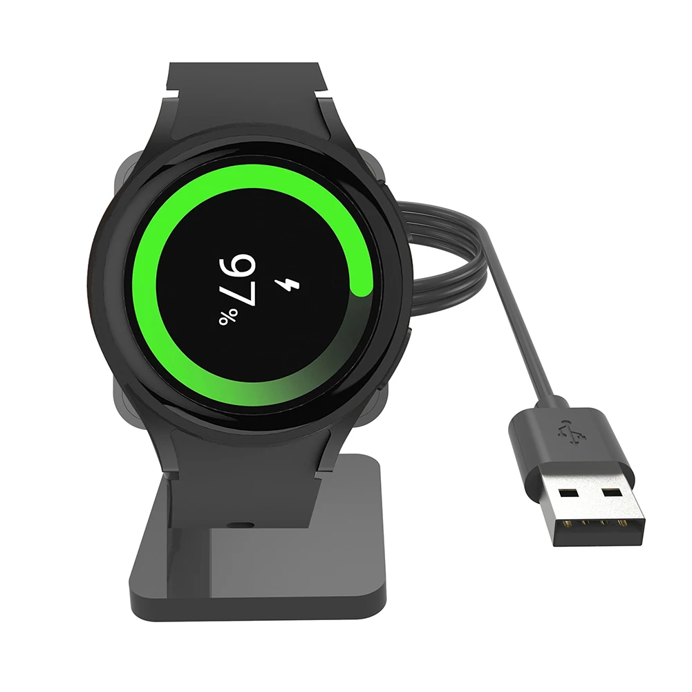 

USB зарядная док-станция для Samsung Galaxy Watch 5/5 Pro, беспроводная зарядная подставка, магнитное зарядное устройство для Galaxy Watch 5 SM-R925 R900 R910