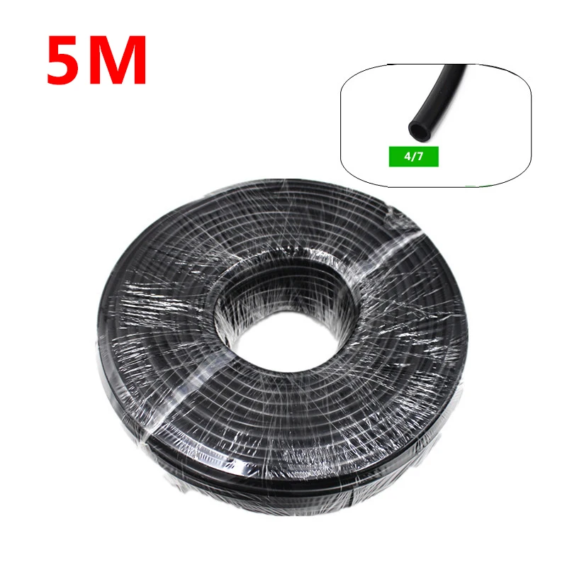 

5M Hose Garden Micro Irrigation Pipe 4/7mm Used In Gardening Lawn Sprinkler Canopy Assembly Home Drip Watering Sprinkling Tube